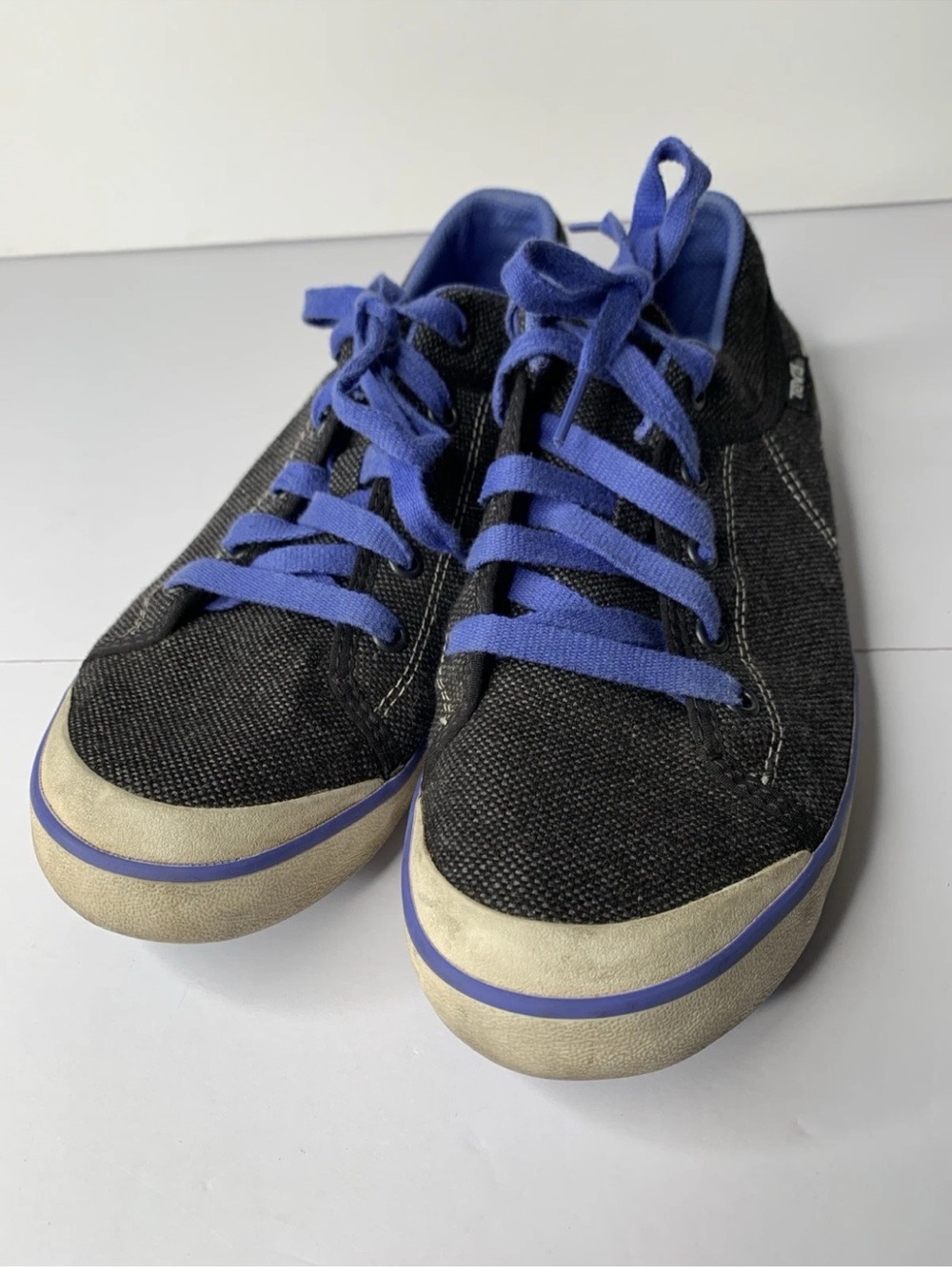 Teva Black Athletic Sneakers with Purple Laces